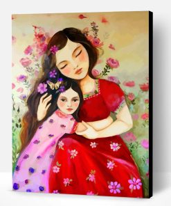 Mother And Daughter Paint By Number
