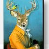 Mr Deer And Bird Paint By Number