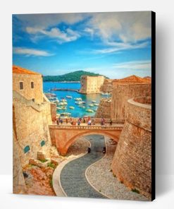 Muralles De Dubrovnik Cyprus Paint By Number