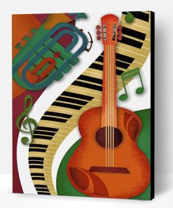 Musical Instruments Paint By Number