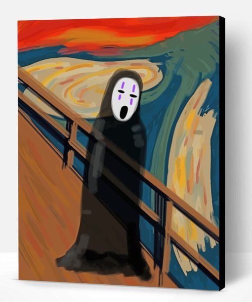 No Face The Scream Paint By Number