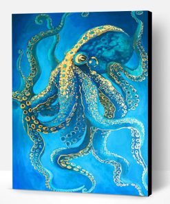 Octopus In Beach Paint By Number