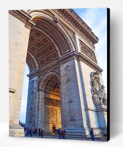 Paris Arc De Triomphe Paint By Numbers