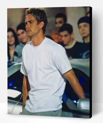 Paul Walker Fast And Furious Paint By Number