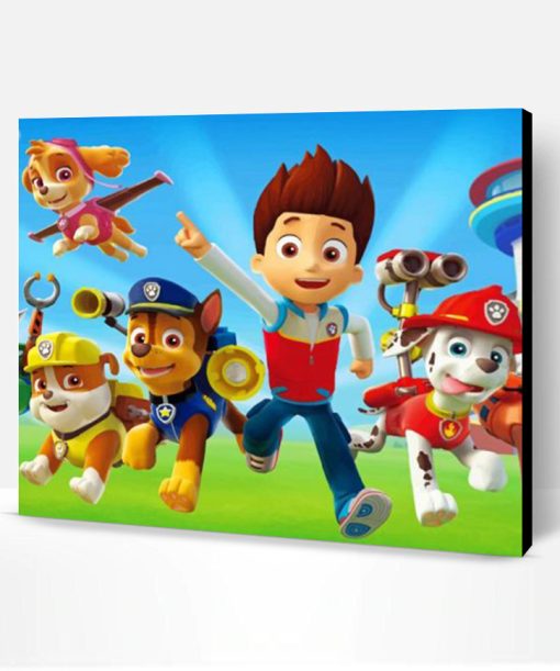 Paw Patrol Animation Paint By Number