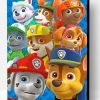Paw Patrol Cartoon Paint By Number