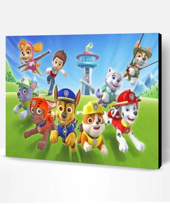 Paw Patrol Paint By Number