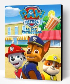 Paw Patrol Paint By Number