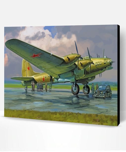 Petlyakov Pe 8 Bomber Paint By Number