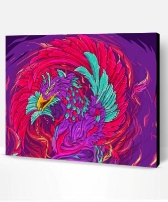 Phoenix Bird Art Paint By Number