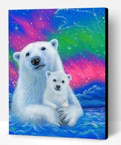 Polar Bears Paint By Number
