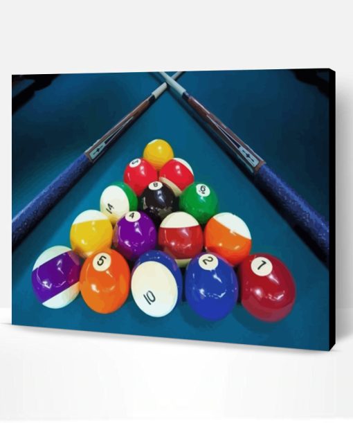 Pool Balls Paint By Number