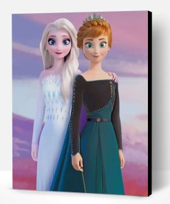 Princess Elsa Anna Frozen Paint By Number