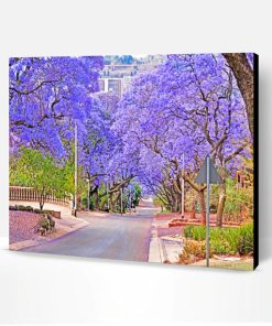 Purple Bloom Pretoria Paint By Number