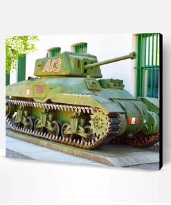 Military Ram Tank Paint By Number
