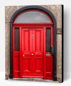 Red Door Paint By Number