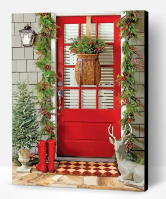 Red Door Paint By Number