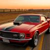 Red Ford Mustang Paint By Number