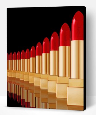 Red Lipsticks Paint By Number