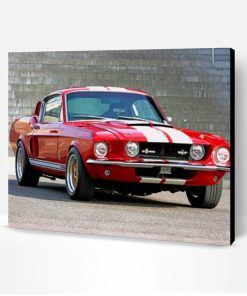 Red Shelby Gt500 Paint By Number