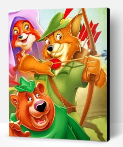 Robin Hood Disney Movie Paint By Number