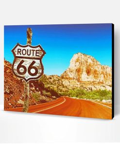 Route 66 In Arizona Paint By Number