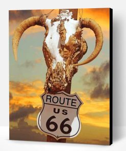 Route Road 66 Trip Paint By Number