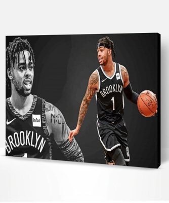 Russel Dark Brooklyn Nets Paint By Number