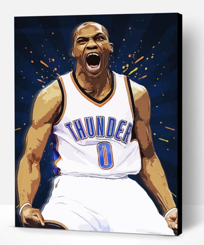 Russell Westbrook Illustration Paint By Number