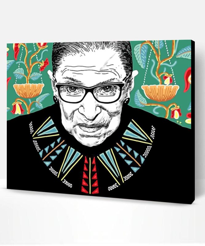 Ruth Bader Ginsburg Art Paint By Number