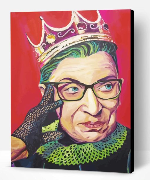 Queen Ruth Bader Paint By Number