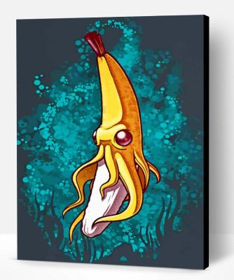 Scary Banana Octopus Paint By Number