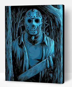 Scary Jason Paint By Number