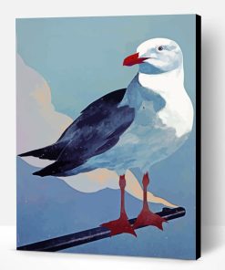 Seagull Bird Paint By Number