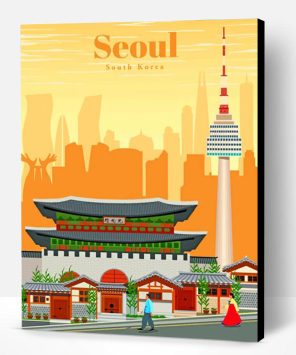 Seoul South Korea Paint By Number