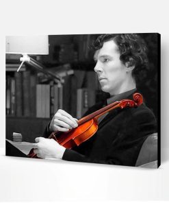 Sherlock Holmes Playing Violin Paint By Number