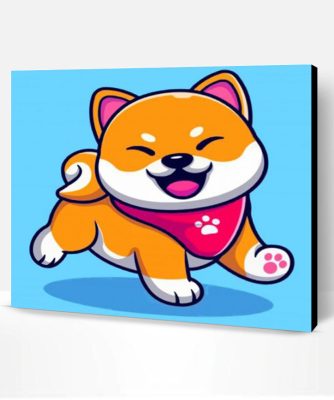 Shiba Inu Dog Paint By Number