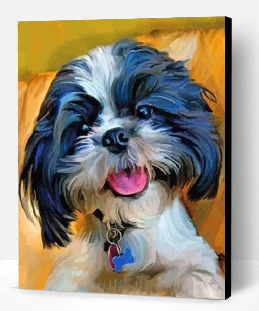 Shih Tzy Dog Paint By Number