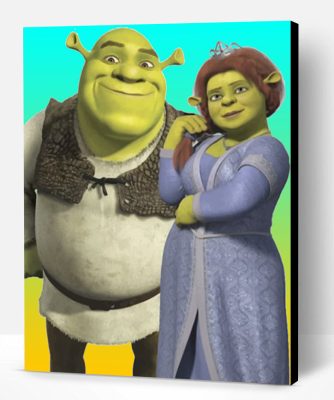 Shrek And Fiona Paint By Number