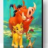 Simba Timon And Pumbaa Lion King Paint By Number