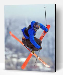Skiing Sport Paint By Number