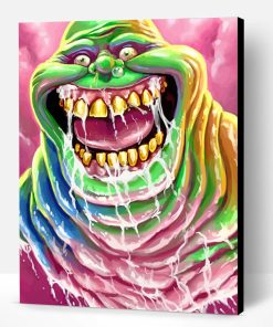 Slimer Ghost Paint By Number