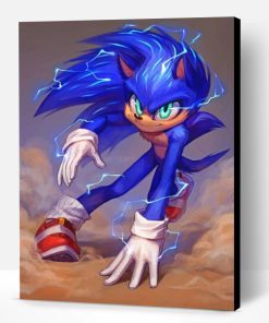 Sonic The Hedgehog Cartoon Paint By Number