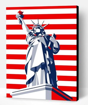 Statue Of Liberty Illustration Paint By Number