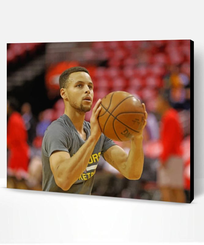 Stephen Curry Nba Golden State Warriors Paint By Number