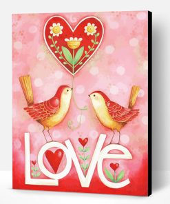 Love Birds Paint By Number