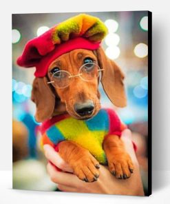 Stylish Dachshund Paint By Number