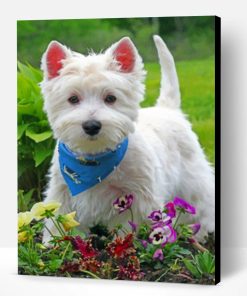 Stylish West Highland White Terrier Paint By Number