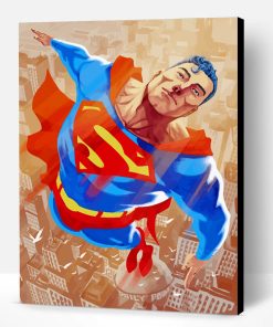 Super Man Paint By Number