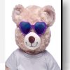 Teddy Bear With Sunglasses Paint By Number
